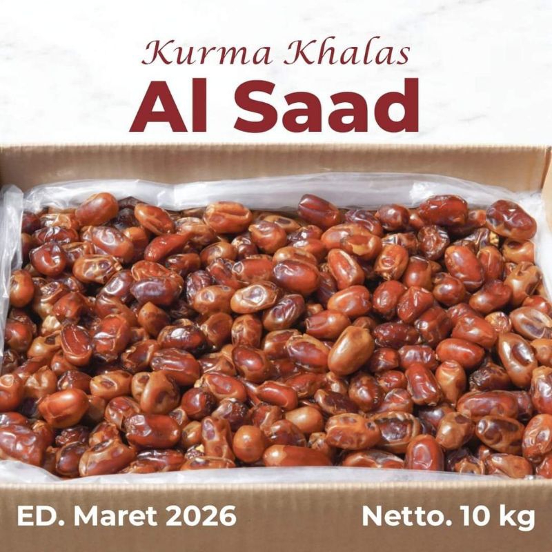 

Kurma Khalas Al Sa'ad ( 10kg )