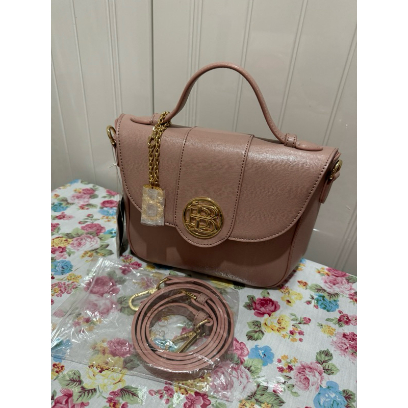 Tas bonia original sling bag handle top pink