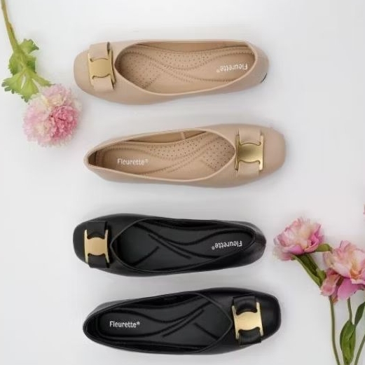 Fleurette | Sepatu Wanita Flat Shoes | MEGAN