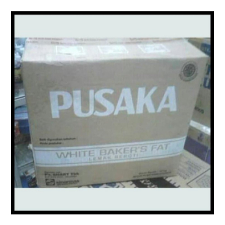 

Shortening / Mentega Putih PUSAKA 500 gr Repack