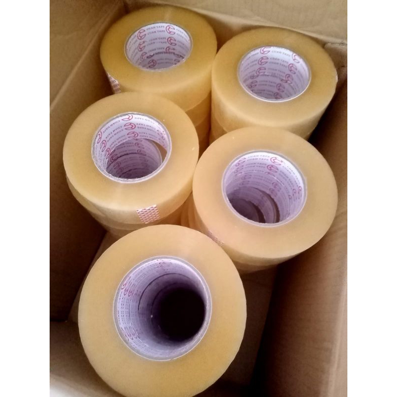 

lakban bening 500 year per dus