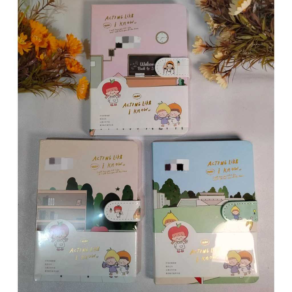 

Buku catatan kancing/ Notebook Motif - 3697