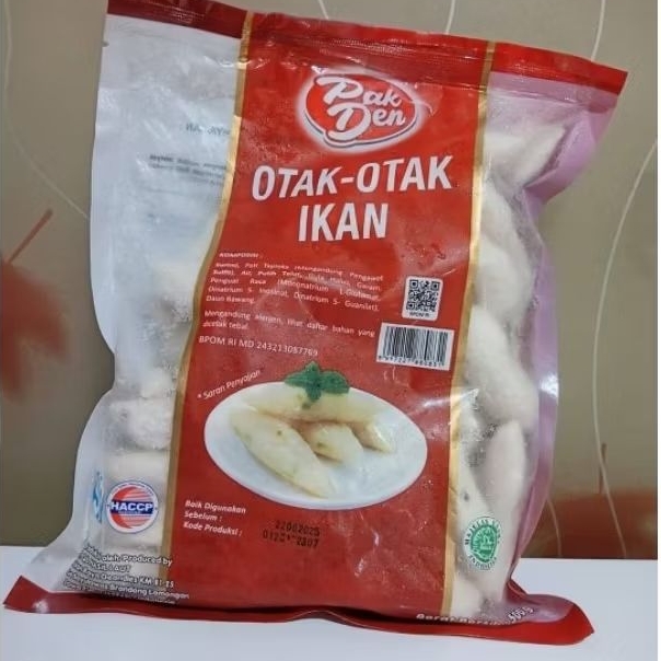 

otak otak ikan pak den 500gr/pak den otak otak