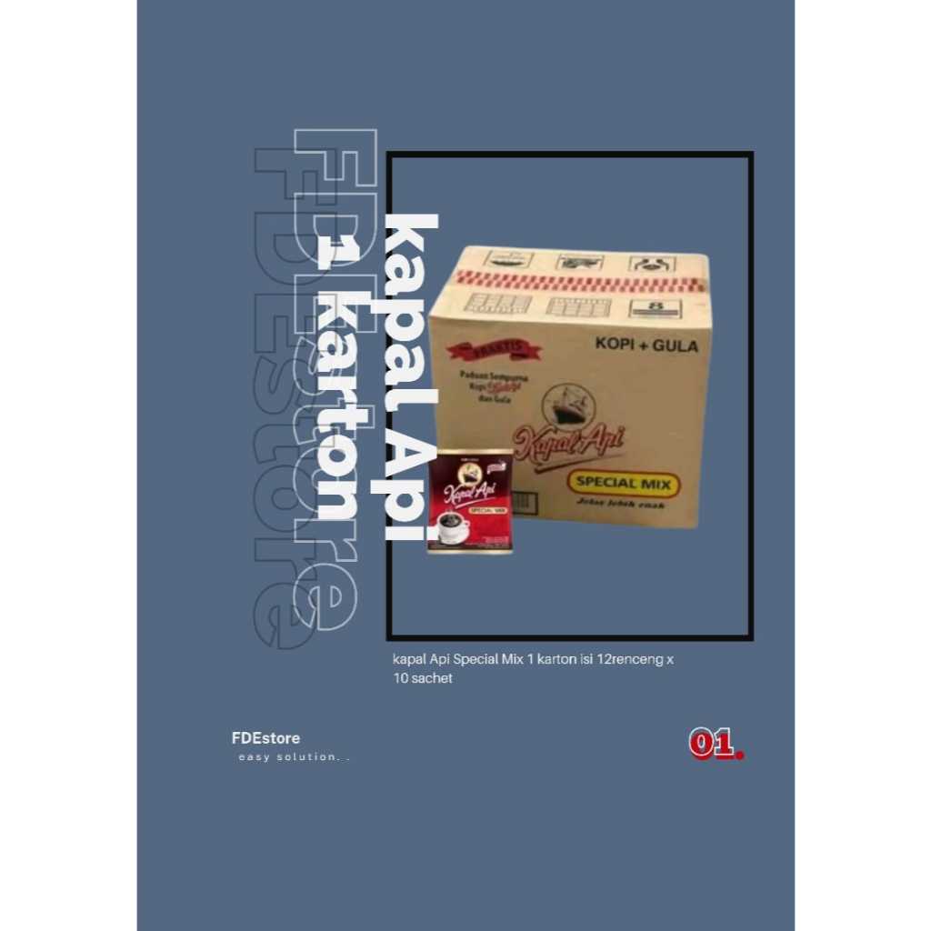 

Kopi Kapal Api Special Mix 23grm 1dus