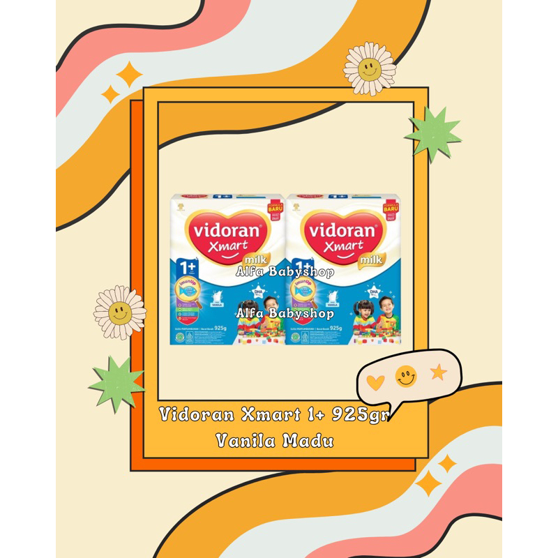 

Vidoran Xmart 1+ 925gr Madu Vanilla Susu Formula Vidoran Murah