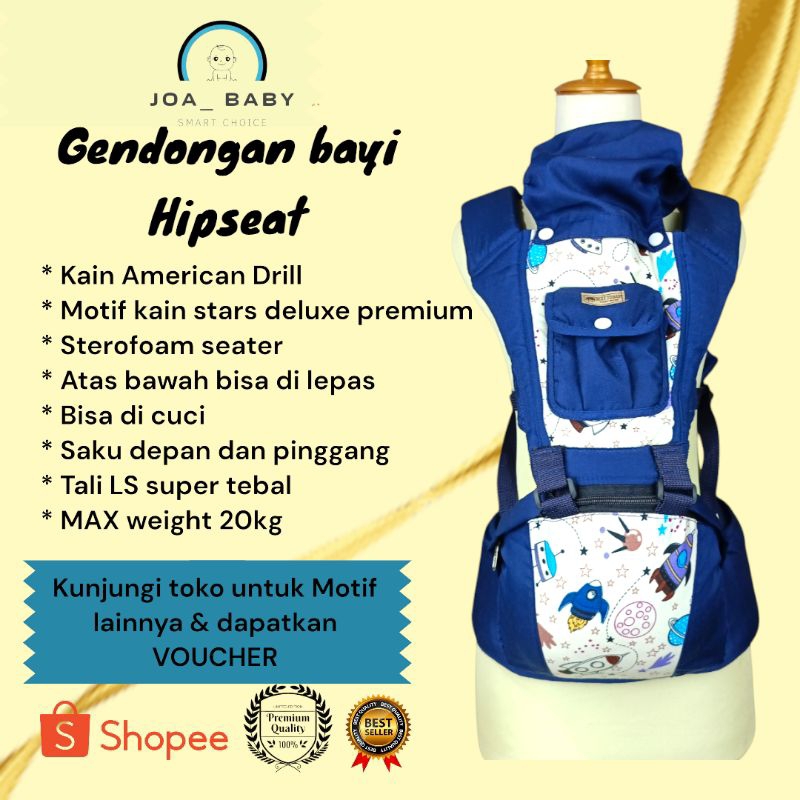 GENDONGAN BAYI | Gendongan bayi hipseat | gendongan depan multifungsi