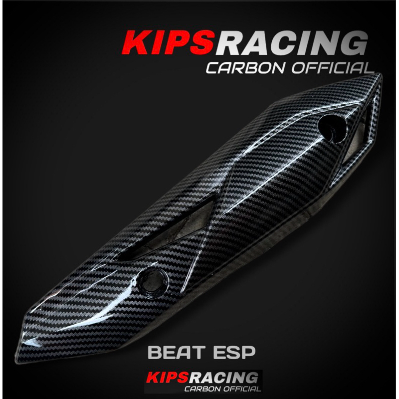 Tutup Knalpot Beat Esp Carbon 2015-2019 Tutup Knalpot Beat Carbon Type Esp 2015/2019