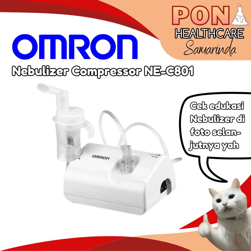 Omron NE-C801 Nebulizer Compressor / Nebulizer Kompresor NE-C801