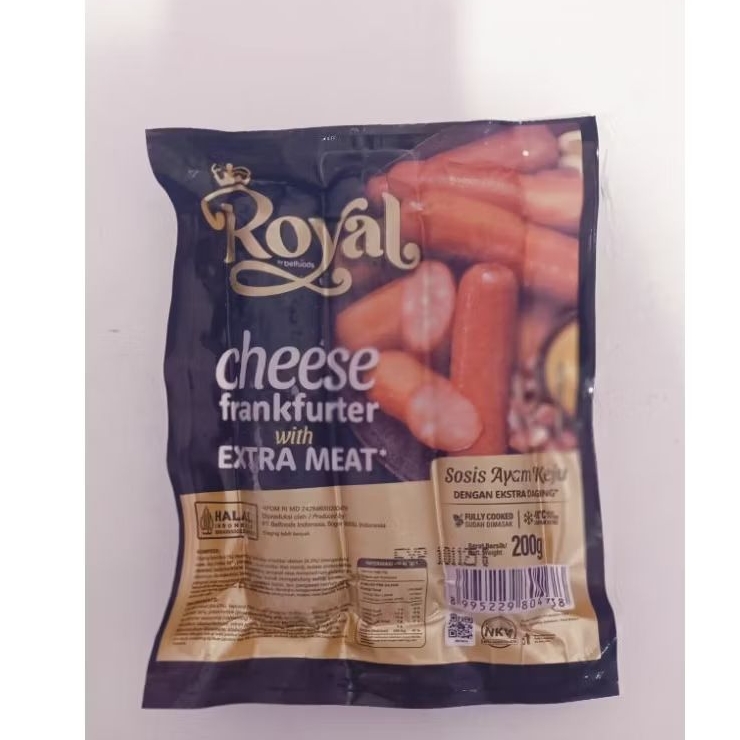 

Royal Cheese Frankfurter with Extra Meat 200 gram