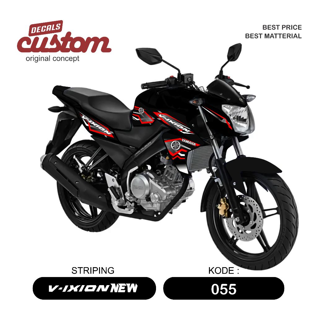 stiker motor yamaha vixion new 2012 2014 striping vixion