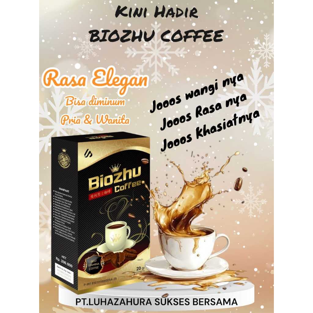 

KOPI BIOZHU | BIOZHU COFFEE |100% ORIGINAL KOPI SOLUSI BUAT SUAMI YANG INGIN MEMBAHAGIAKAN ISTRI