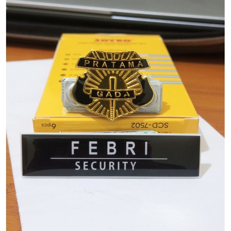 

name tag dan pin gada pratama l 1 paket name tag dan pin gada pratama l magnet couting