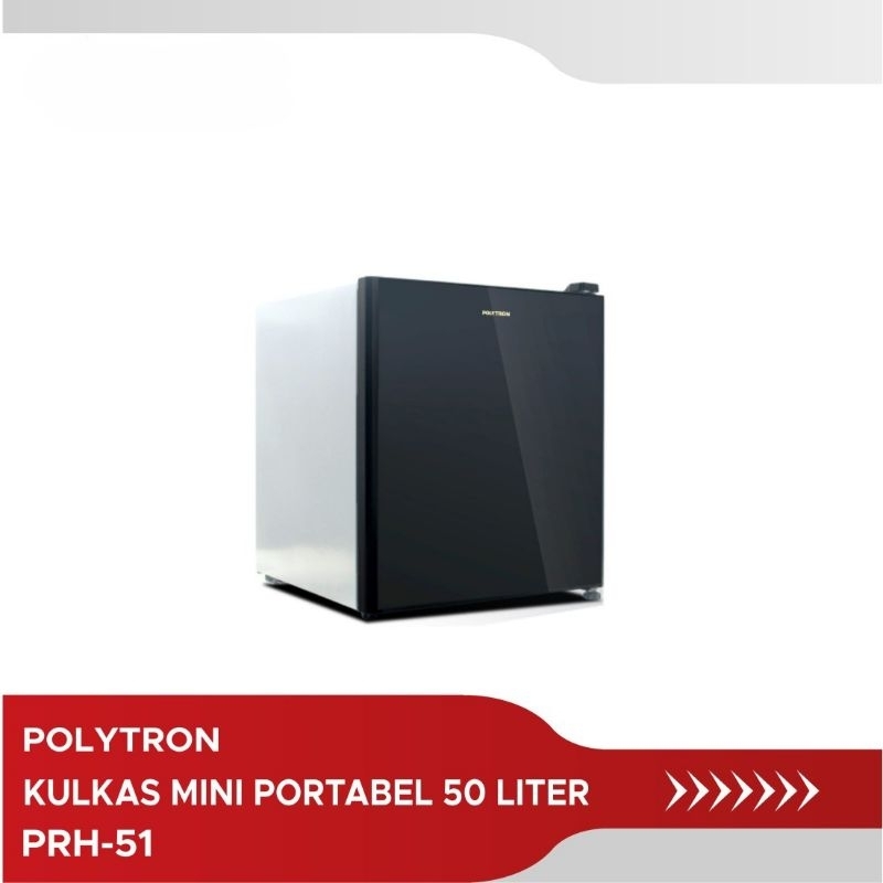 KULKAS POLYTRON PRH 51 X / KULKAS PORTABLE POLYTRON PRH 51 / KULKAS MINI POLYTRON 50 LITER