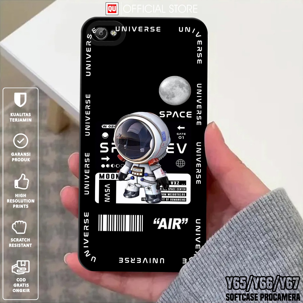 Softcase Hp VIVO Y65 / Y66 / Y67 - Case VIVO Y67 / Y66 / Y65 Motif PLNT - Casing Hp VIVO Y66 - Silik