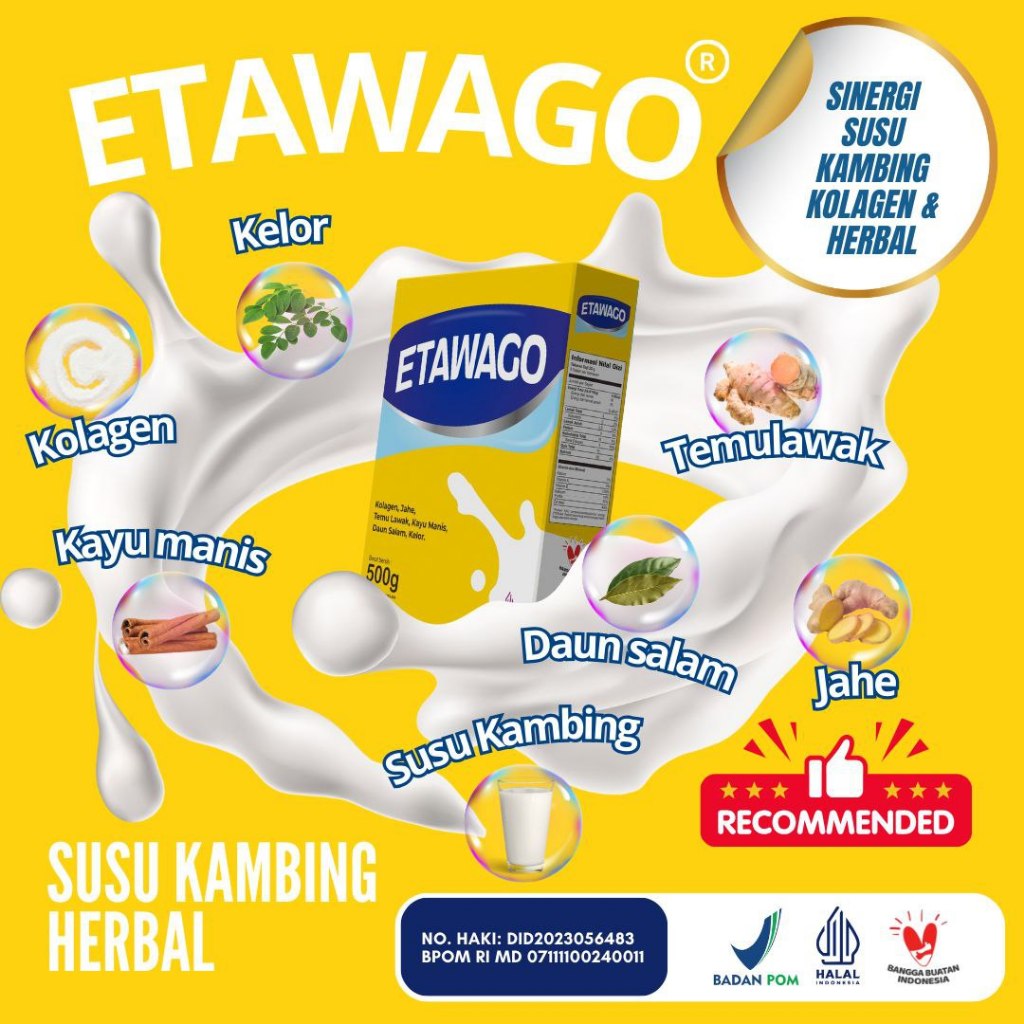 

Etawago: Susu Kambing Herbal untuk Hidup Lebih Sehat dan Bugar!