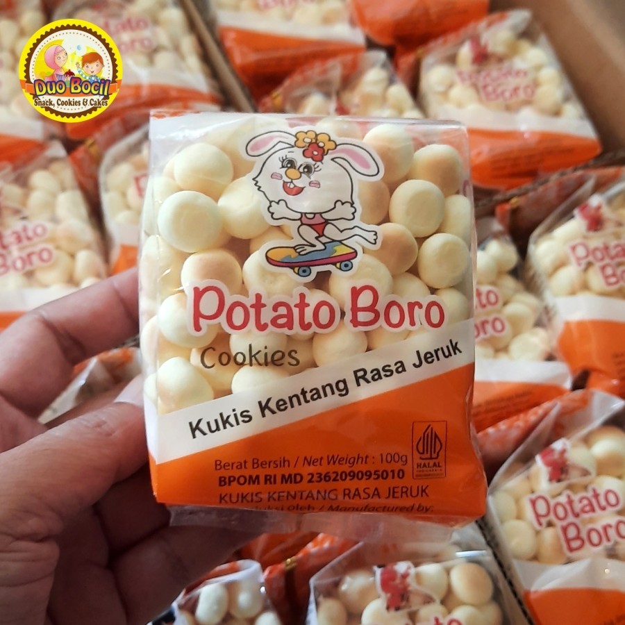 

Potato Boro Cookies / Kue Kentang Rasa Jeruk - Duo Bocil Snack