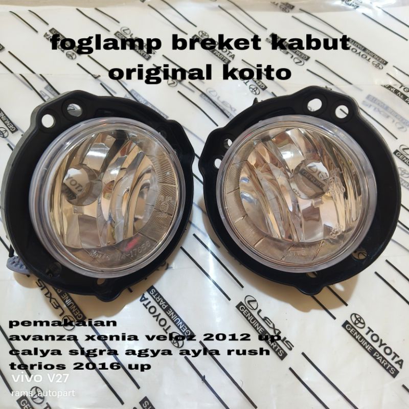 ⭐⭐⭐⭐foglamp poklem breket avanza xenia 2012 up agya calya ayla sigra rush terios 2016up original koi