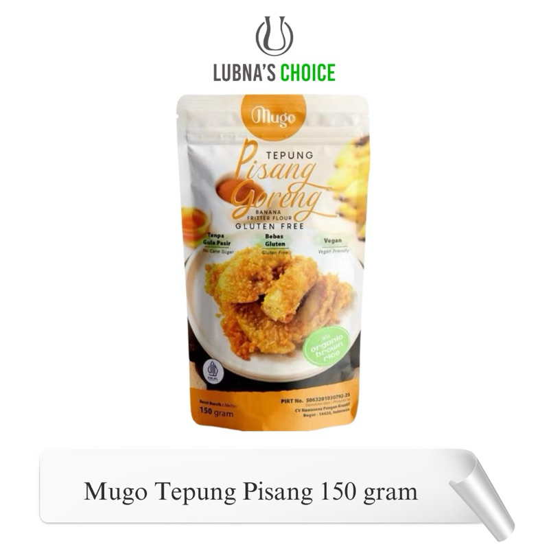 

Mugo Tepung Pisang Gluten Free 150 gram