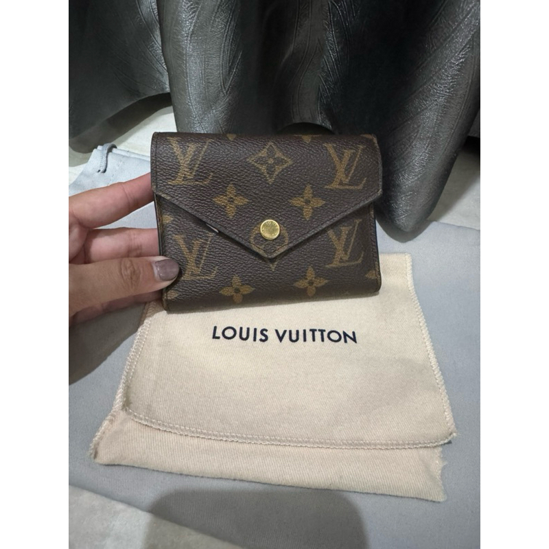 LV Wallet Small Women Victorine Monogram Rose Ballerine Original