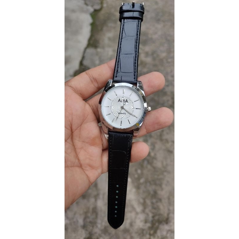 jam tangan pria quartz alba water resist