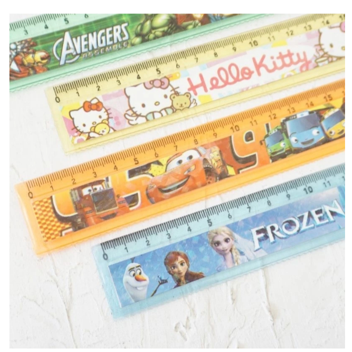 

(1Pcs) Penggaris 15 cm Fancy Garisan Penggaris Karakter Lucu Murah Rol Fancy 15 cm Ruler