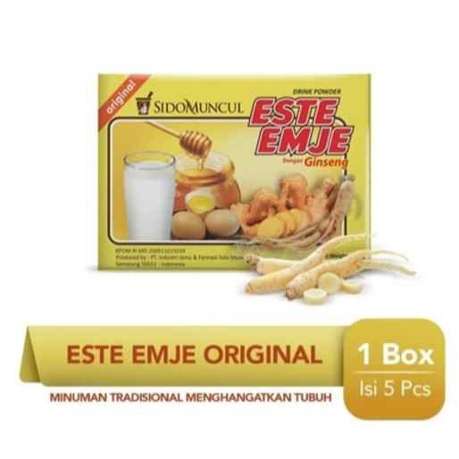 

Esteemje SIDOMUNCUL Minuman Serbuk Mengandung Susu 30gr x 5 Sachet