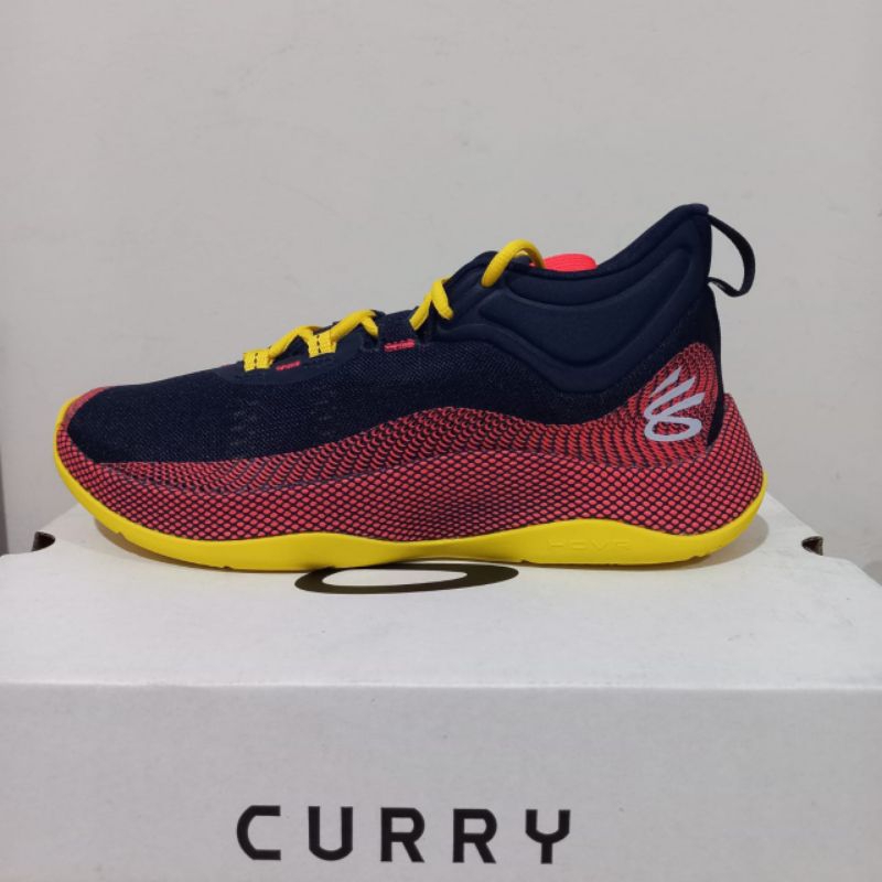 sneakers sepatu olah raga - basket unisex curry hovr splash shoes under armour original
