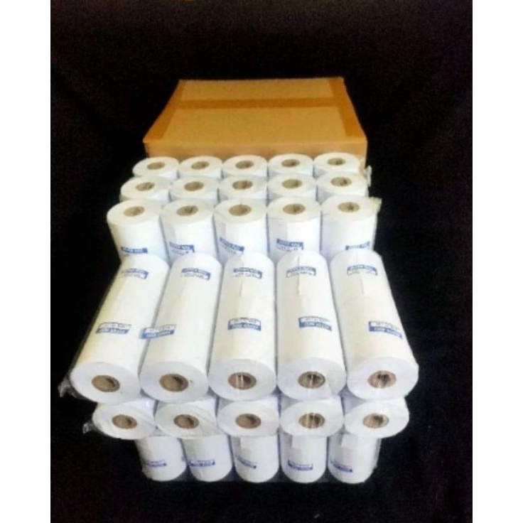 

Harga Obral Kertas kasir HVS ukuran 75x65mm paket 1 Roll