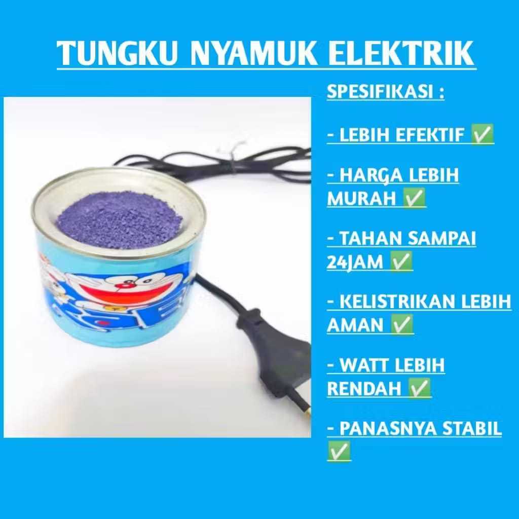 Alat obat nyamuk elektrik/ Alat pemanas pasir ajabib obat nyamuk/ Tungku obat nyamuk gratis pasir 50
