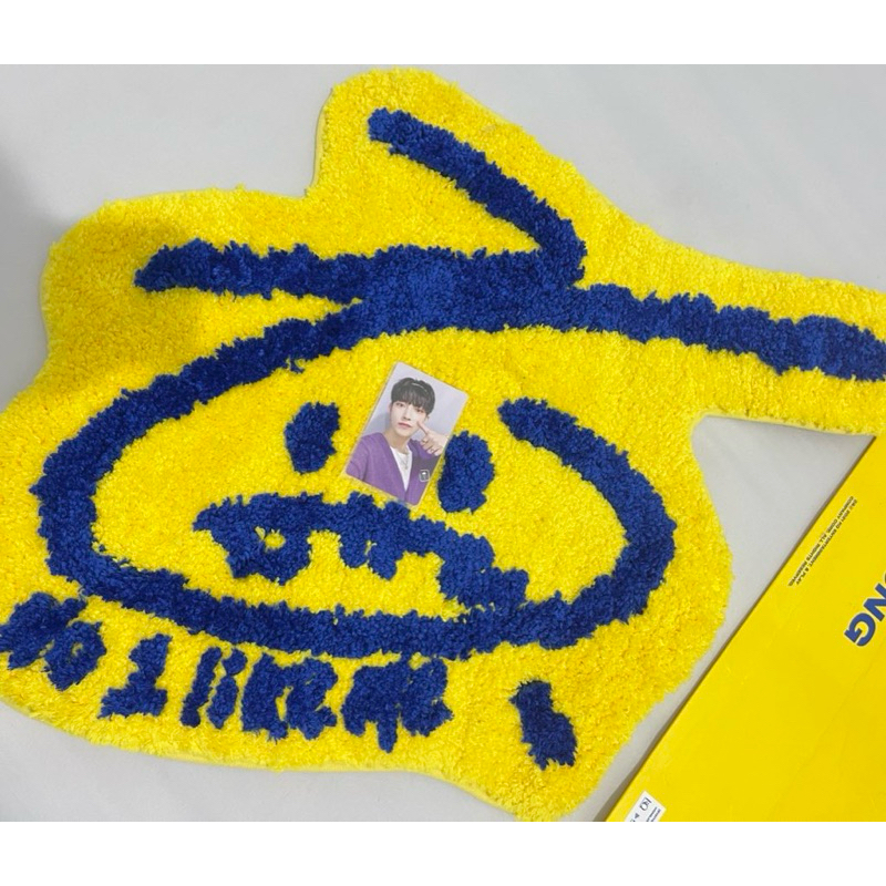 md birthday hongjoong ateez rug karpet