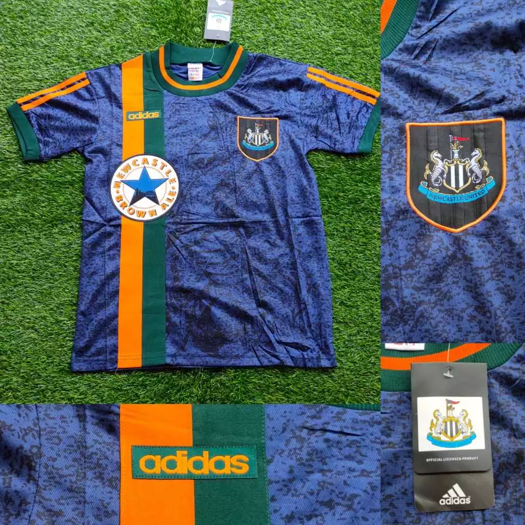 JERSEY RETRO VINTAGE NEWCASTLE AWAY 1997/1998 GRADE ORI CLASSIC
