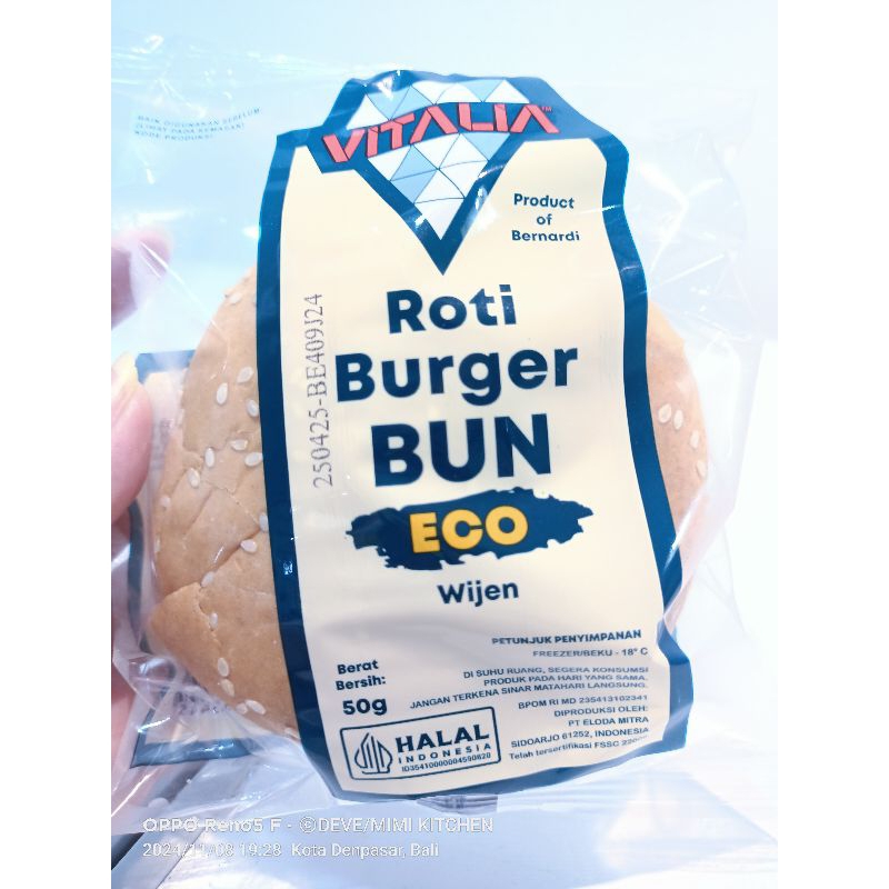 

Roti Burger Wijen (satuan)