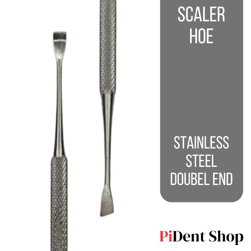 Scaler cangkul/sonde hoe/scaler manual hoe doubel end stainless
