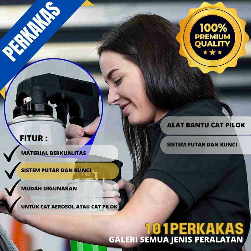 Aerosol Spray Gun Pilox - Alat Bantu Cat Semprot Kaleng