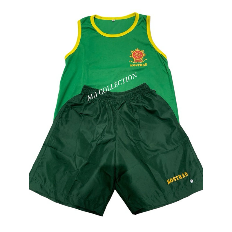 setelan kaos Aerobik Kostrad