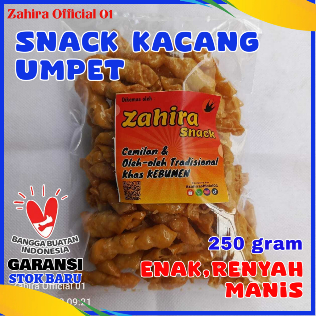 

Snack Kiloan Kacang Umpet Manis Home Made 250 Gram