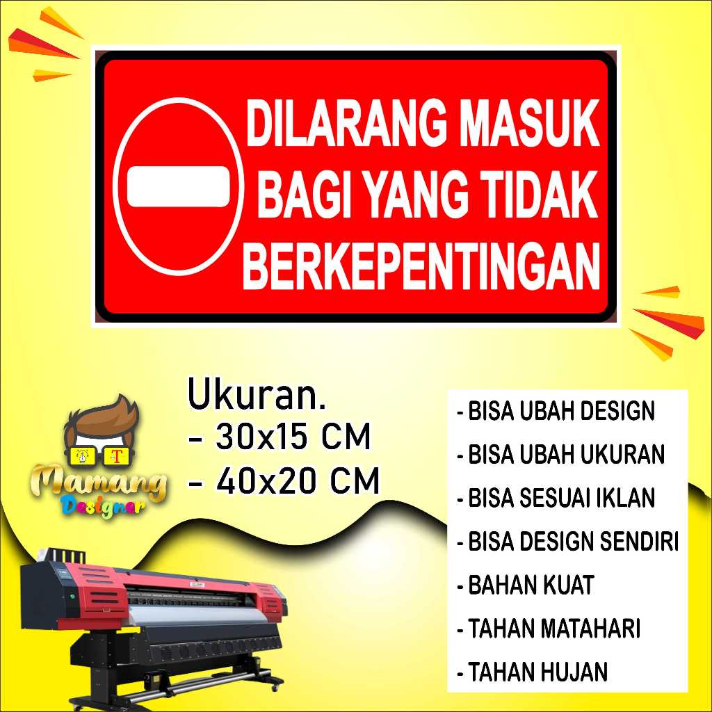 

Sticker Ruangan Bagus Dengan Bahan Tahan Lama Merah