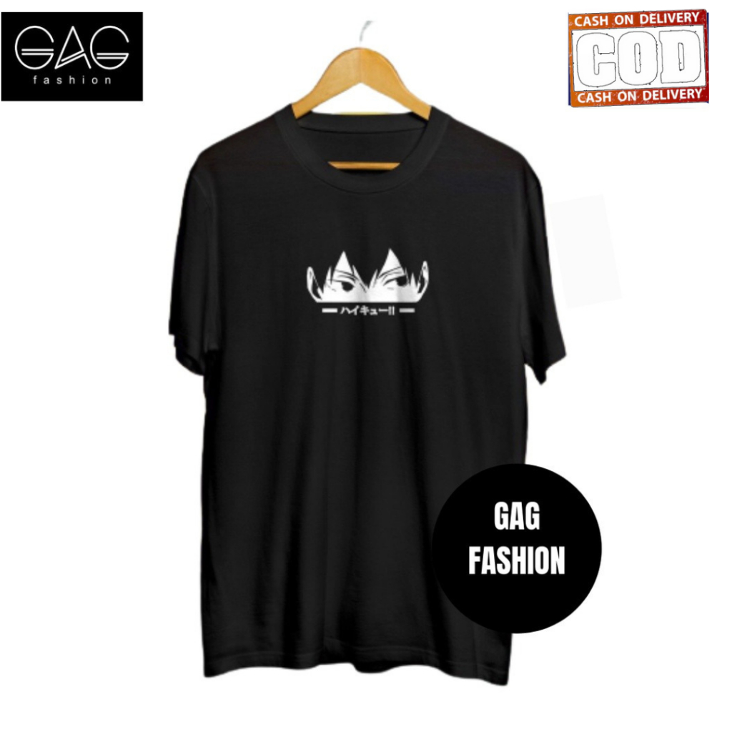 baju  t-shirt haikyu kageyama tobio kaos anime jepang kaos pria //dan wanita