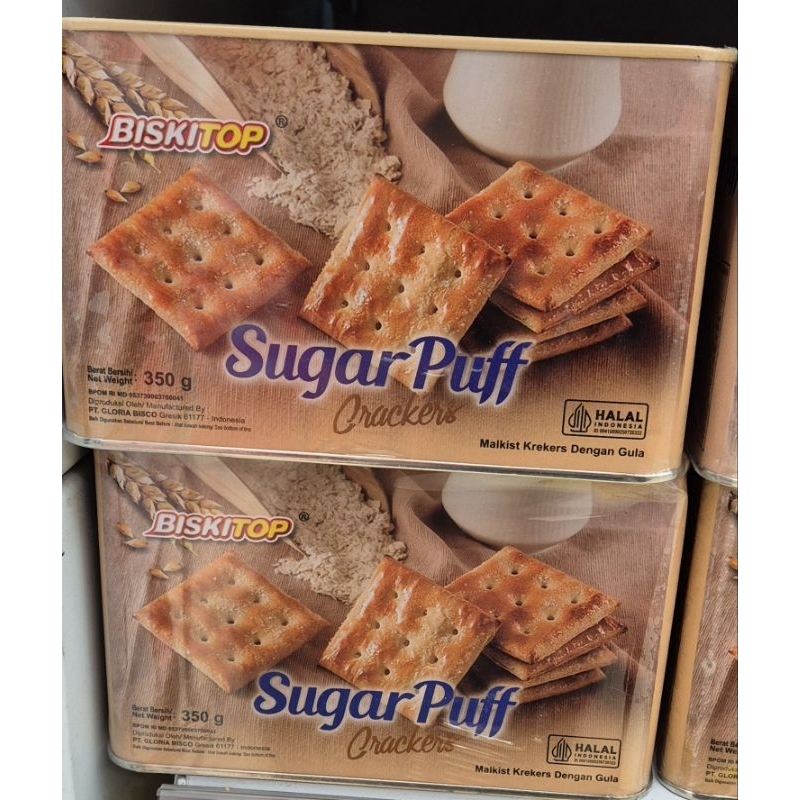 

BISKITOP Sugar Puff Crakers 350g - HK.
