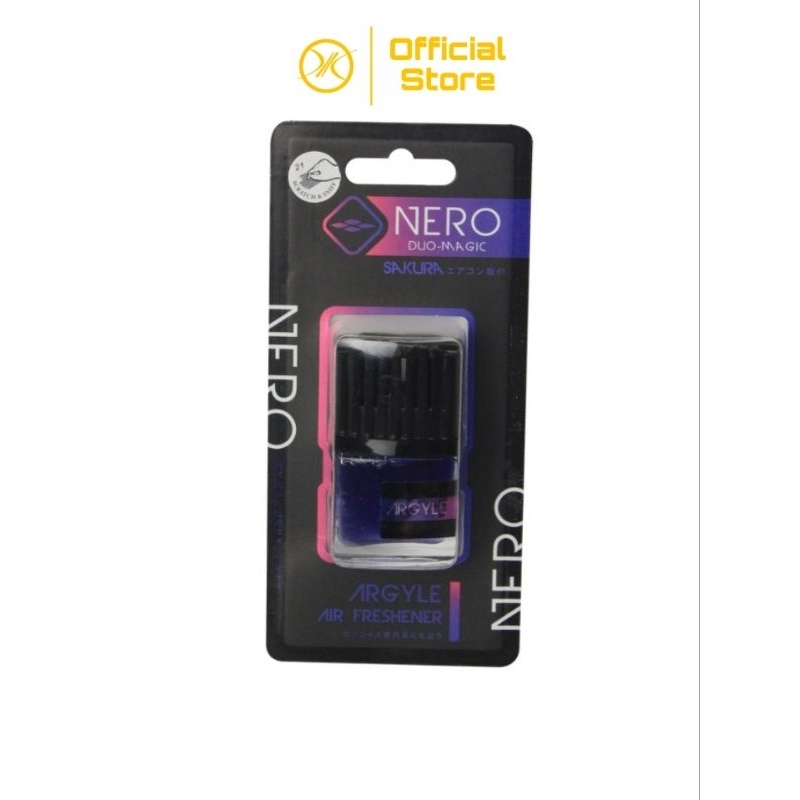 Flamingo Pengharum Mobil Argyle Nero Duo Magic Sakura - Car Freshener Nero Argyle Duo Magic Sakura F