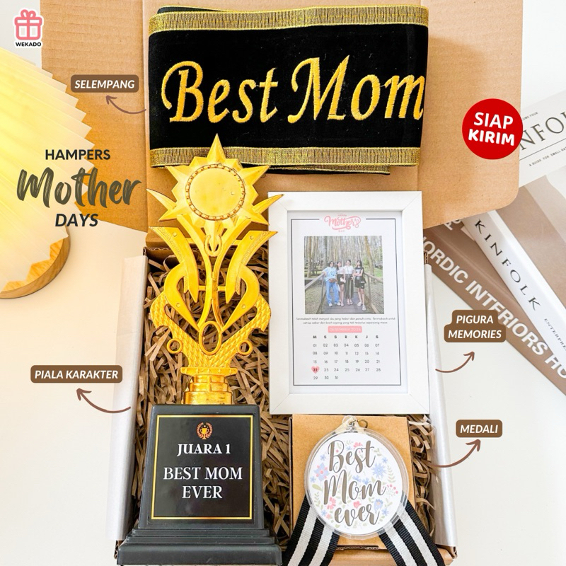 Hampers Best Rewards | Kado Hari Ibu | Hadiah Mother Day | Gift Pigura Foto Spotify | Piagam Sertifi