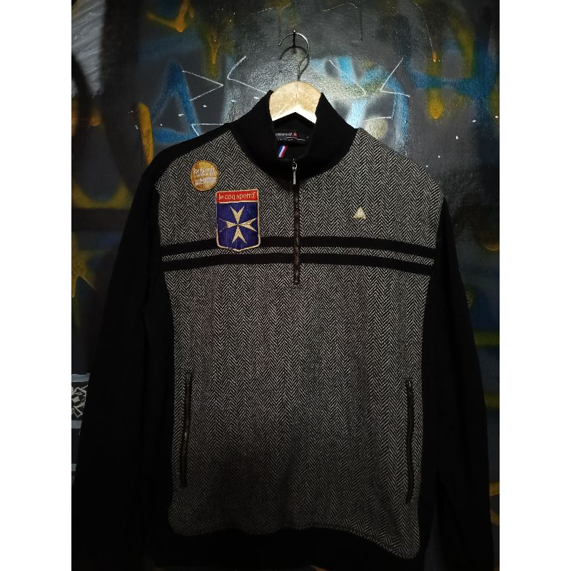 crewneck zipper le coq