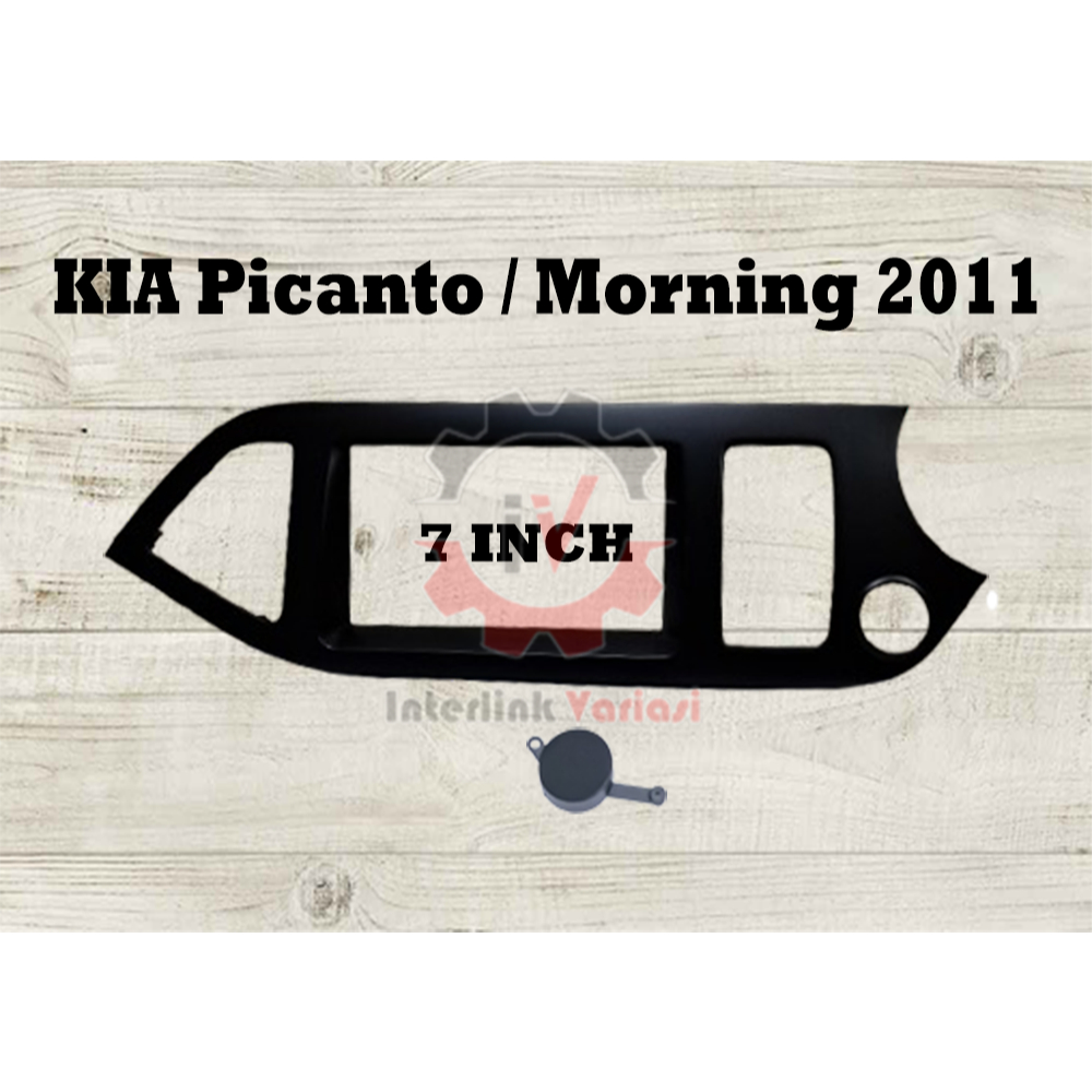 Frame tape head unit 2din KIA Picanto 2011 up