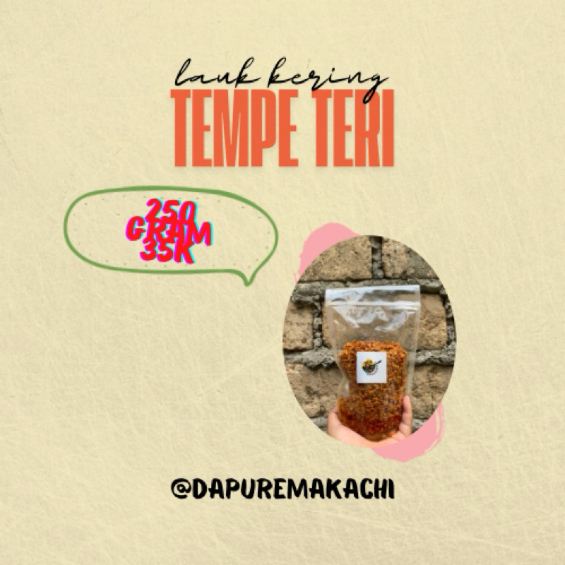 

Kering Tempe Teri 250 gram