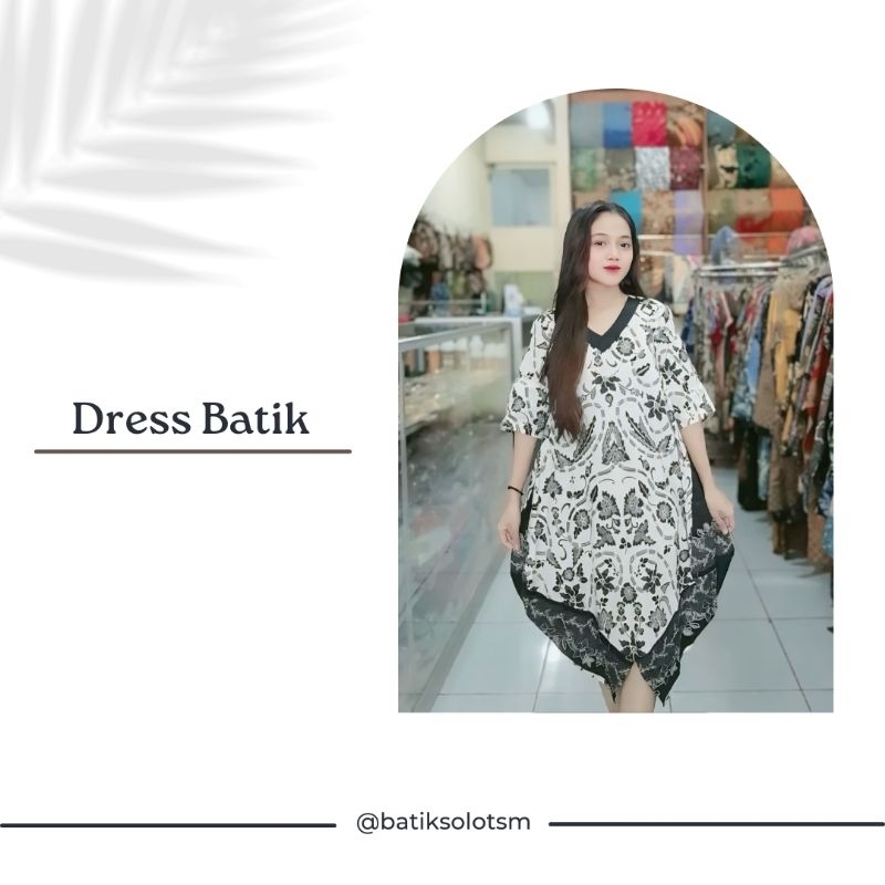 Dres batik wanita kekinian