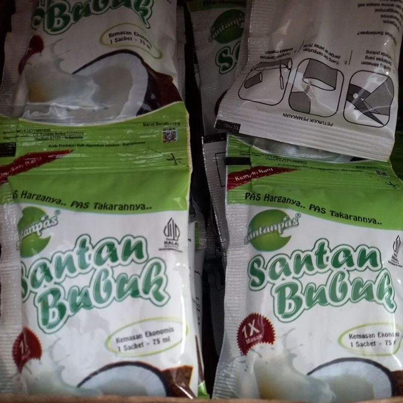 

santan bubuk sachet 13gram