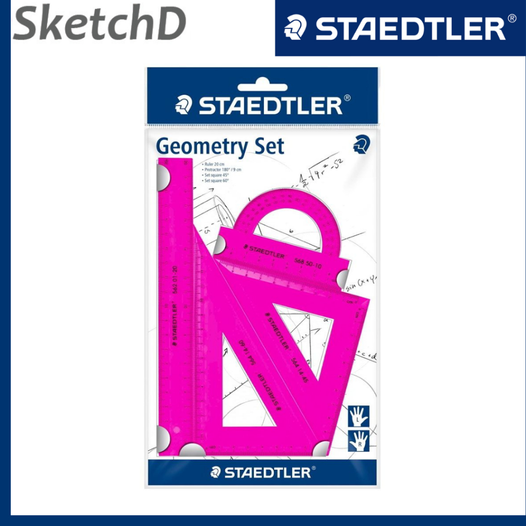

Penggaris Geometri set segitiga busur Mistar Staedtler Geometry set ruler