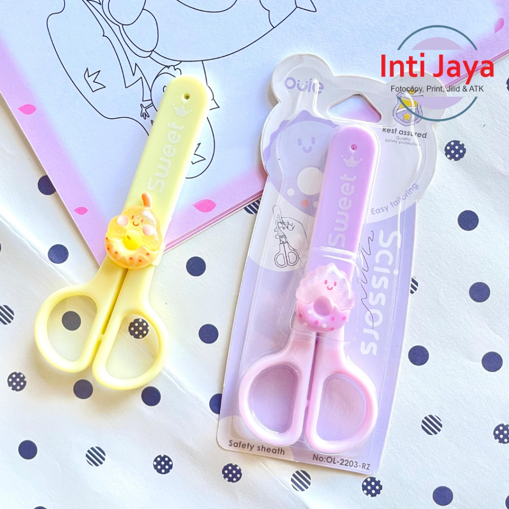 

Gunting Anak dengan Penutup Gunting Oule Donat