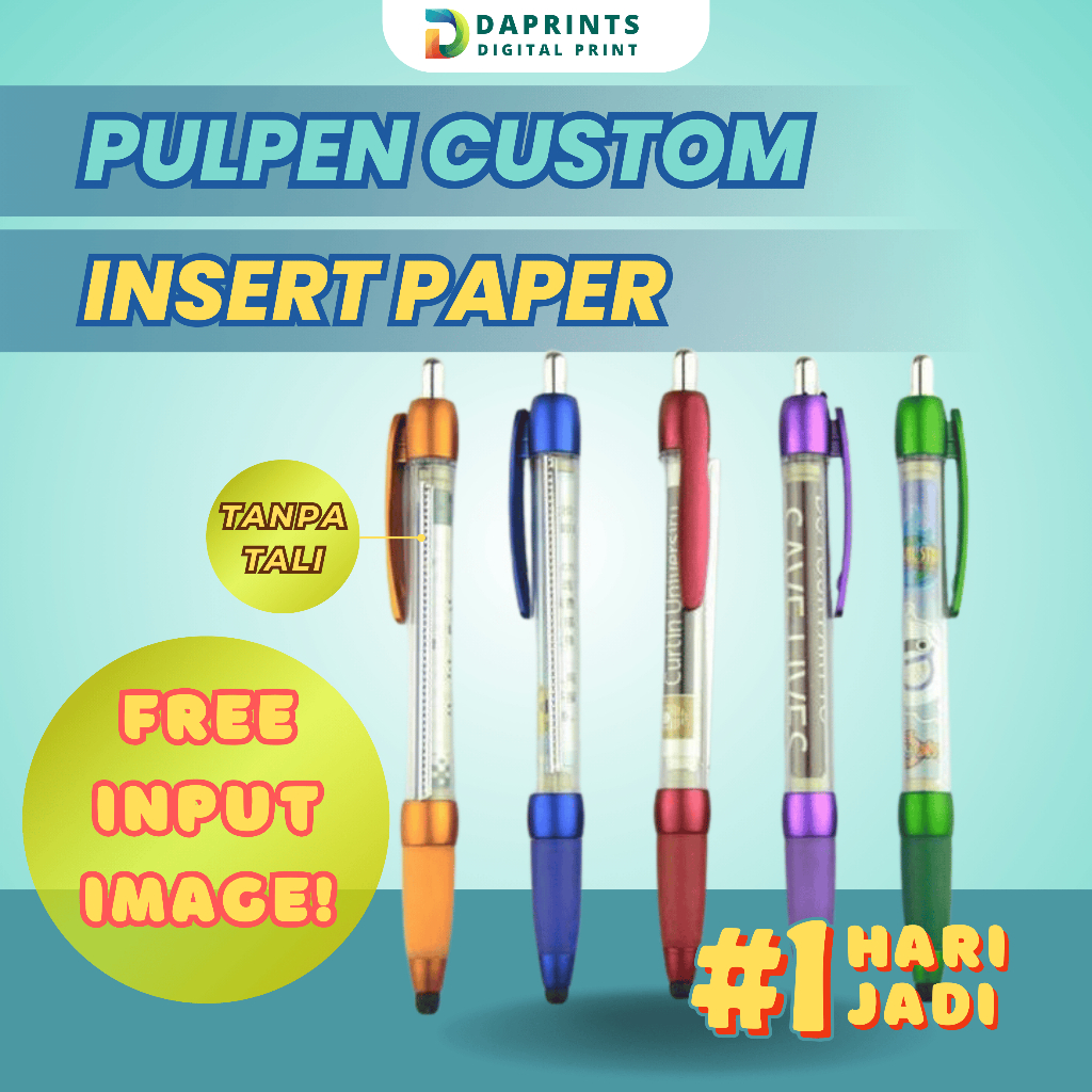 

Pulpen Insert Paper Tanpa Tali - Simpel, Elegan, dan Hemat