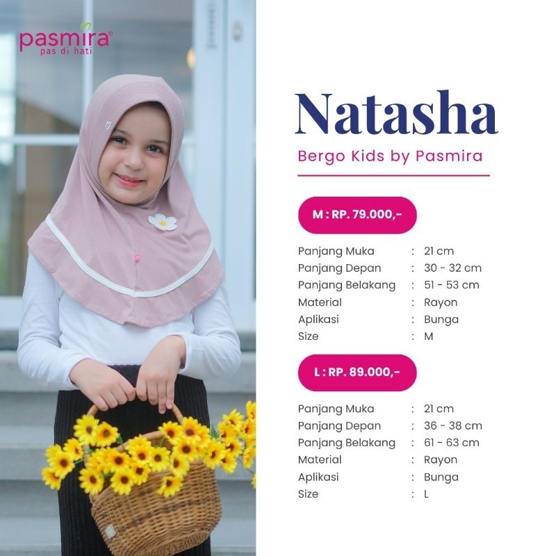 Hijab pasmira anak Natasha